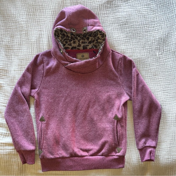leahanton Sweaters - Cozy Pink Cowl Neck Sweater
